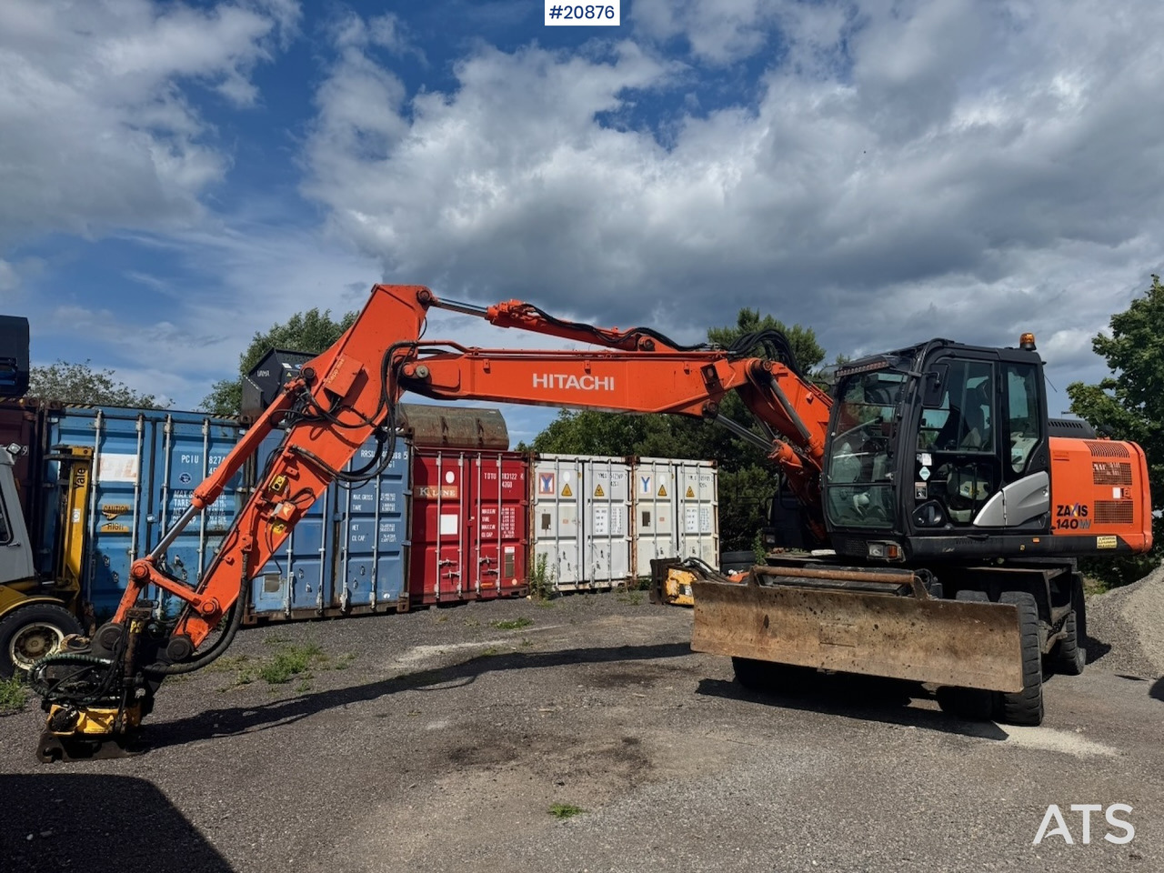 Hitachi ZX140W-5B - Колёсный экскаватор: фото 1 Hitachi ZX140W-5B - Колёсный экскаватор: фото 1