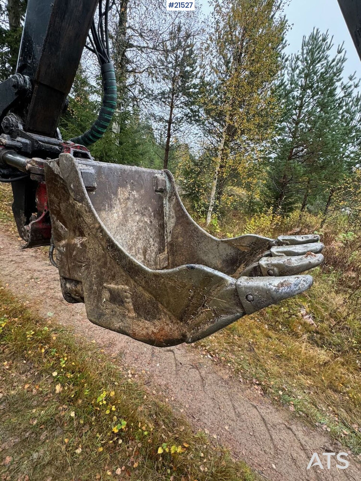 Экскаватор-погрузчик Huddig 1260B Traktorgraver m/ Huddig 2000 lift, tilt og pusseskuffe: фото 16