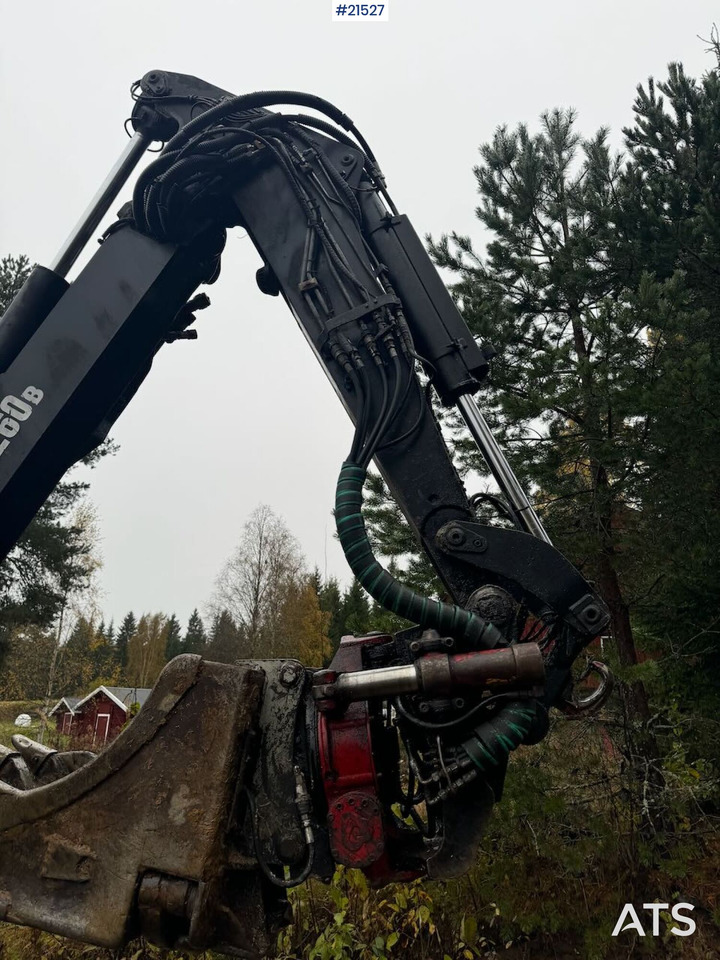 Экскаватор-погрузчик Huddig 1260B Traktorgraver m/ Huddig 2000 lift, tilt og pusseskuffe: фото 13