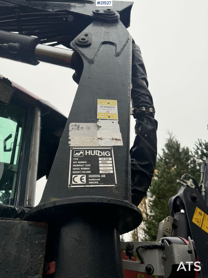 Экскаватор-погрузчик Huddig 1260B Traktorgraver m/ Huddig 2000 lift, tilt og pusseskuffe: фото 35