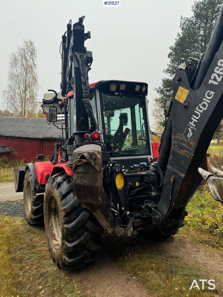 Экскаватор-погрузчик Huddig 1260B Traktorgraver m/ Huddig 2000 lift, tilt og pusseskuffe: фото 19
