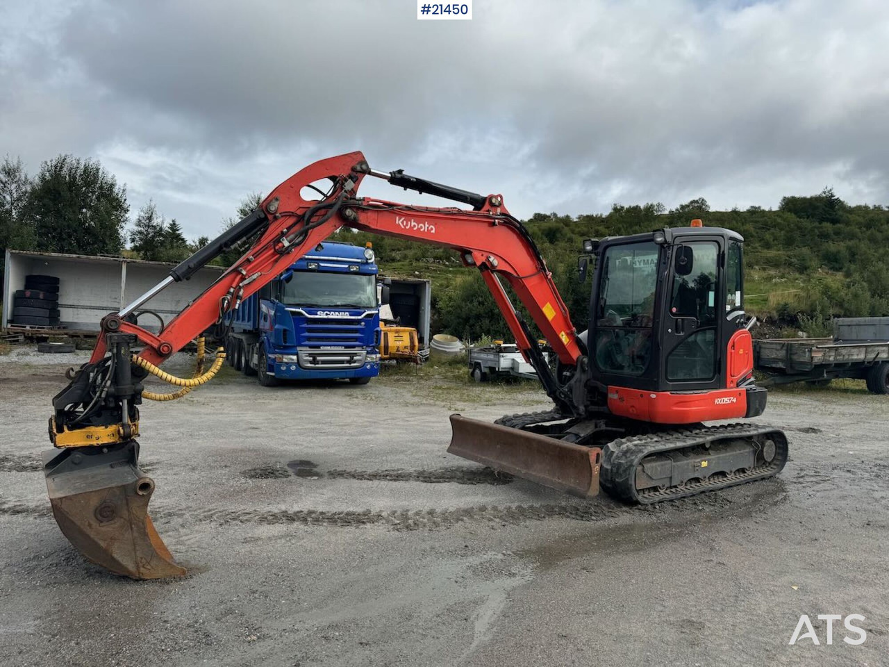 Kubota KX 057-4 - Гусеничный экскаватор: фото 1 Kubota KX 057-4 - Гусеничный экскаватор: фото 1