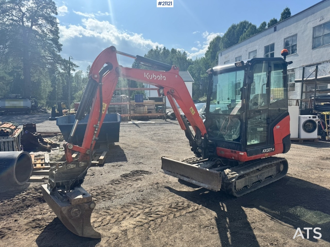 Kubota KX027-4 - Мини-экскаватор: фото 4 Kubota KX027-4 - Мини-экскаватор: фото 4