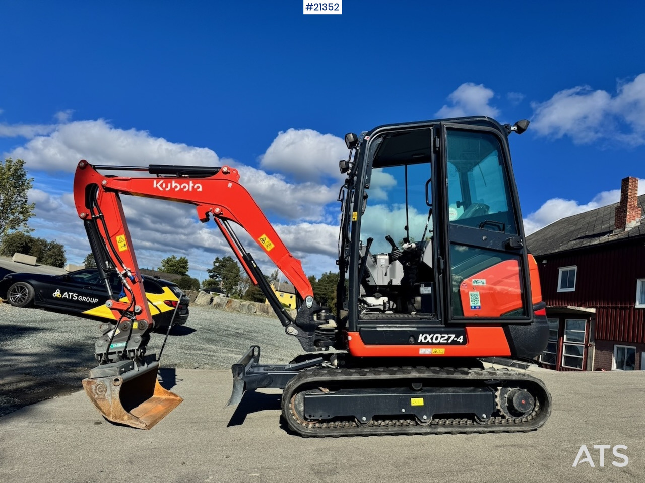 Kubota KX027-4 - Мини-экскаватор: фото 1 Kubota KX027-4 - Мини-экскаватор: фото 1