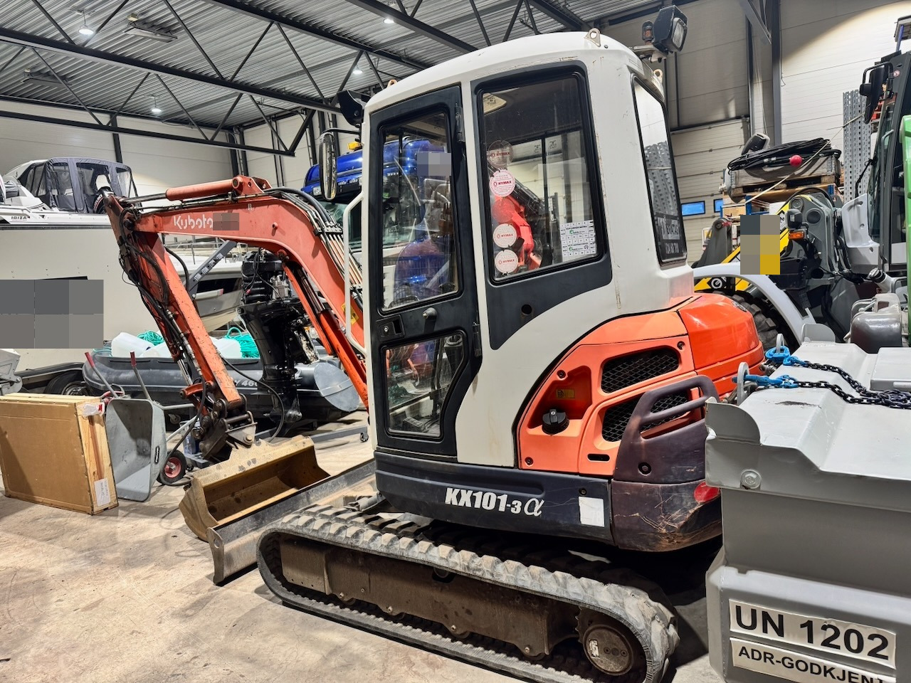 Kubota KX101-3 Minigraver m/ Skuffe og Klype. - Мини-экскаватор: фото 5 Kubota KX101-3 Minigraver m/ Skuffe og Klype. - Мини-экскаватор: фото 5