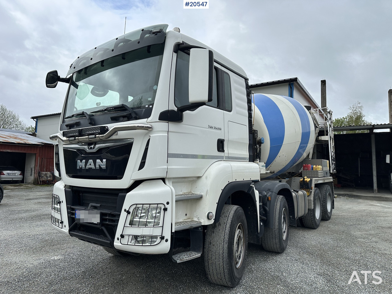 MAN TGS 35.510 8x4 betongbil med 9 meter hydr. renne (gullavtale) - Автобетоносмеситель: фото 2 MAN TGS 35.510 8x4 betongbil med 9 meter hydr. renne (gullavtale) - Автобетоносмеситель: фото 2