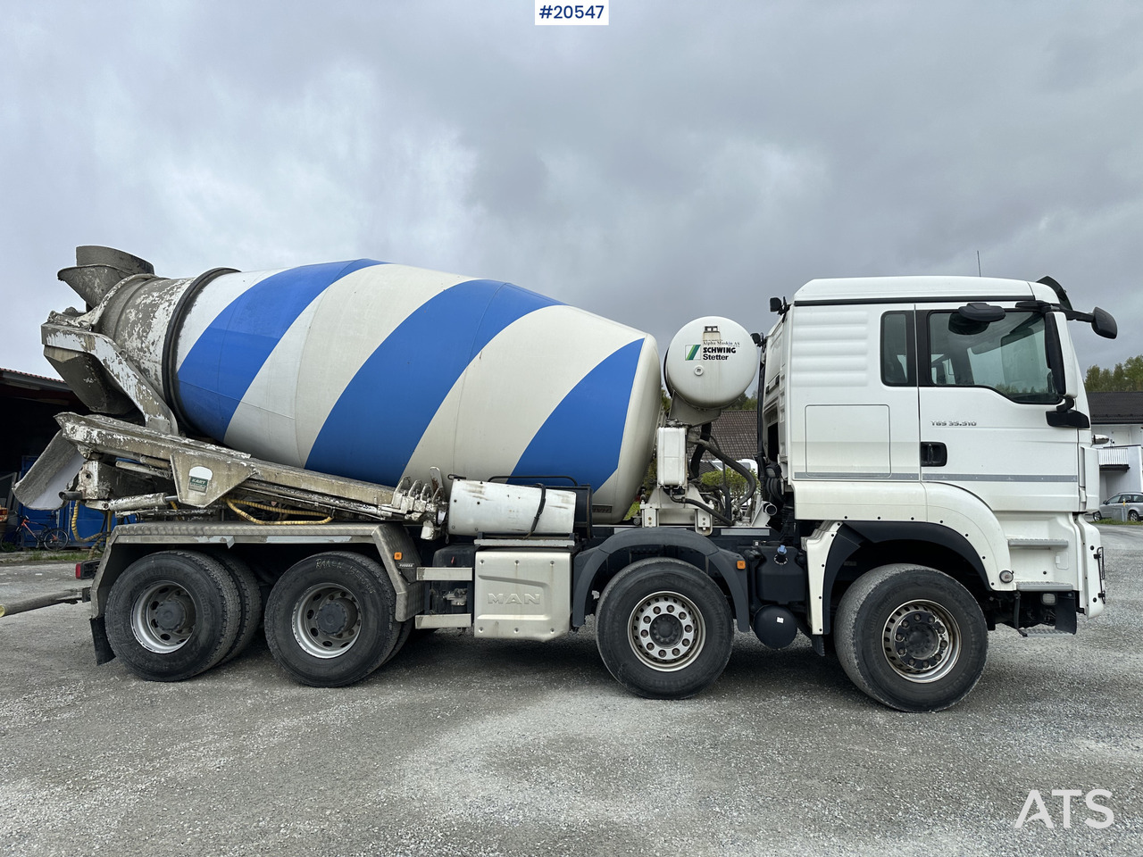 MAN TGS 35.510 8x4 betongbil med 9 meter hydr. renne (gullavtale) - Автобетоносмеситель: фото 5 MAN TGS 35.510 8x4 betongbil med 9 meter hydr. renne (gullavtale) - Автобетоносмеситель: фото 5