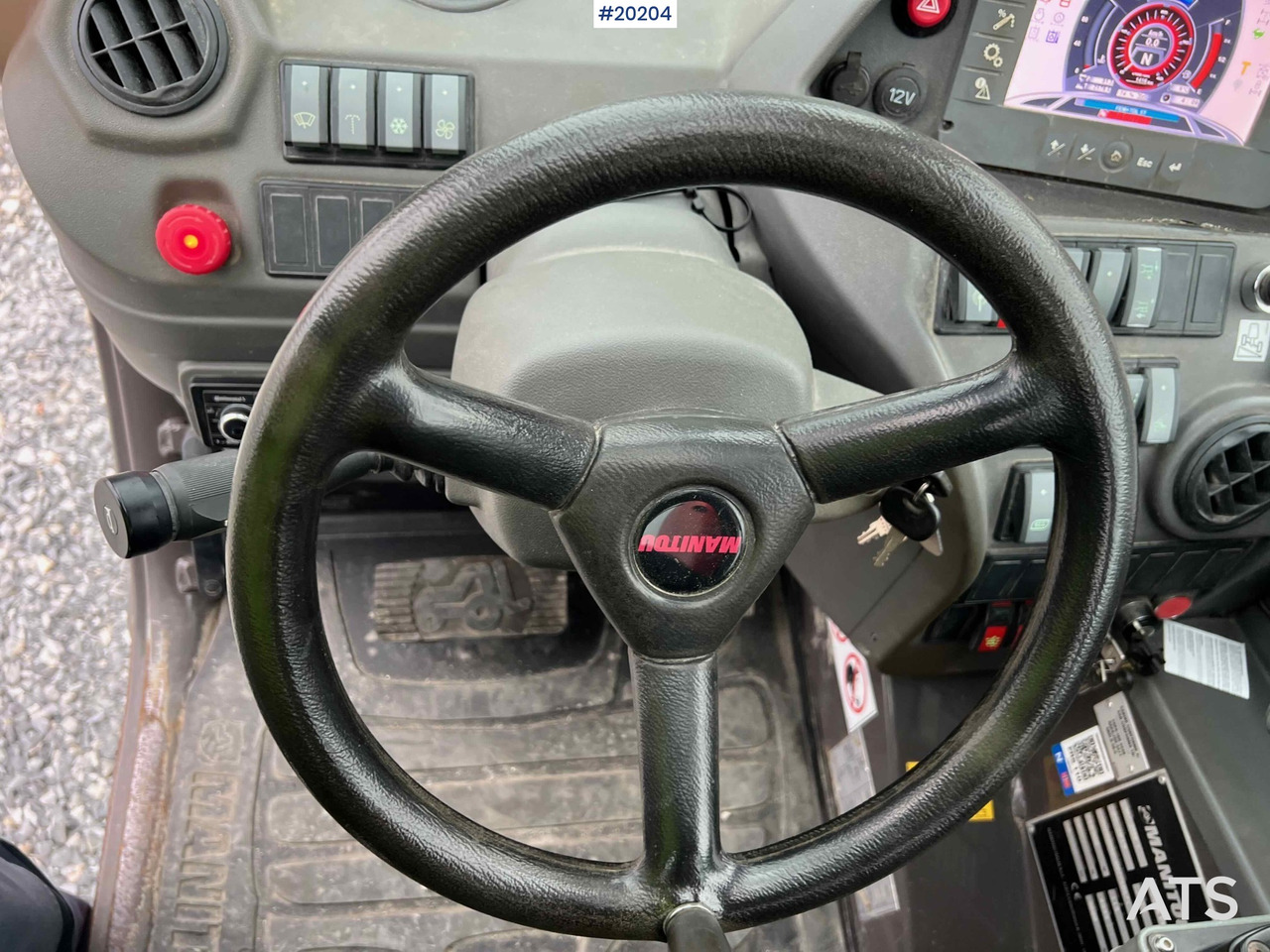 Телескопический погрузчик Manitou MRT2550+ Teleskoptruck m/ pallegafler: фото 18