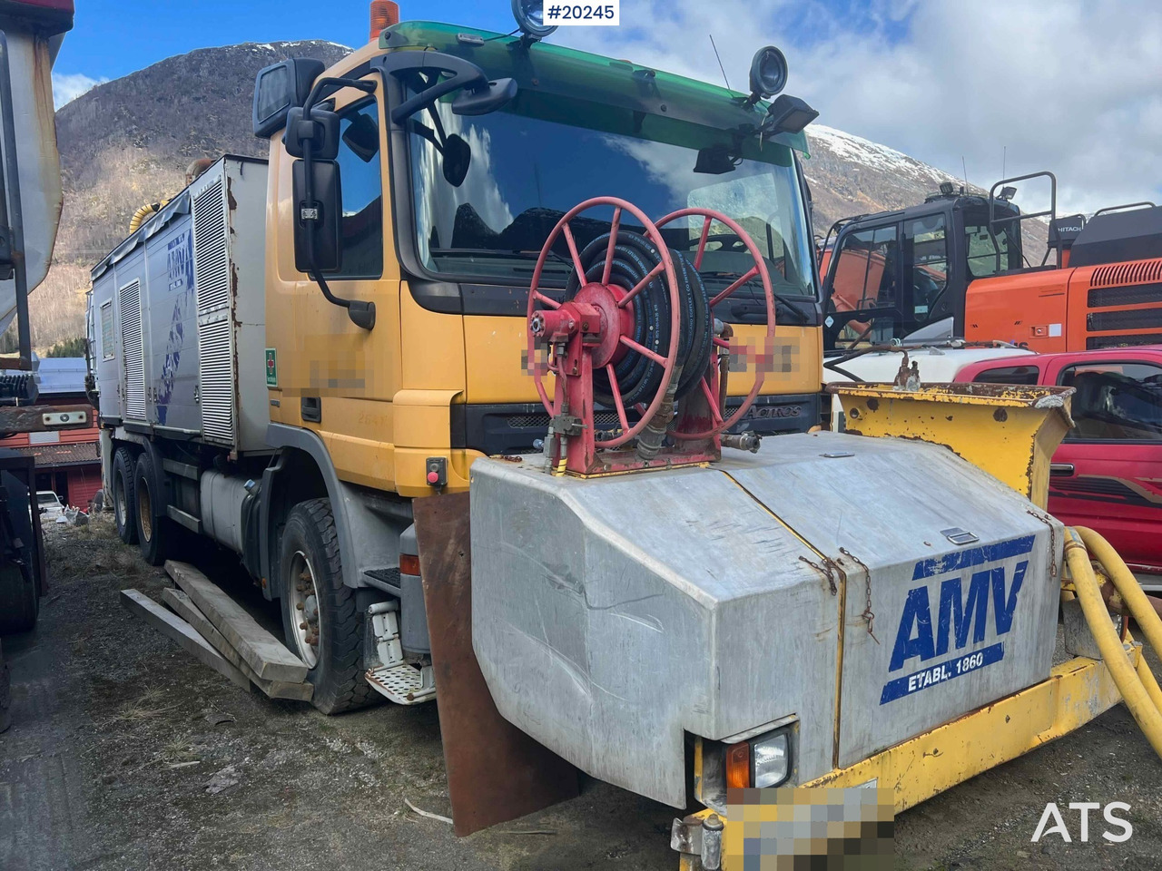 Mercedes Actros 2641 6x4 M/ 2008 AMV 7450 Betong sprøyterigg påbygg - Автобетононасос: фото 1 Mercedes Actros 2641 6x4 M/ 2008 AMV 7450 Betong sprøyterigg påbygg - Автобетононасос: фото 1