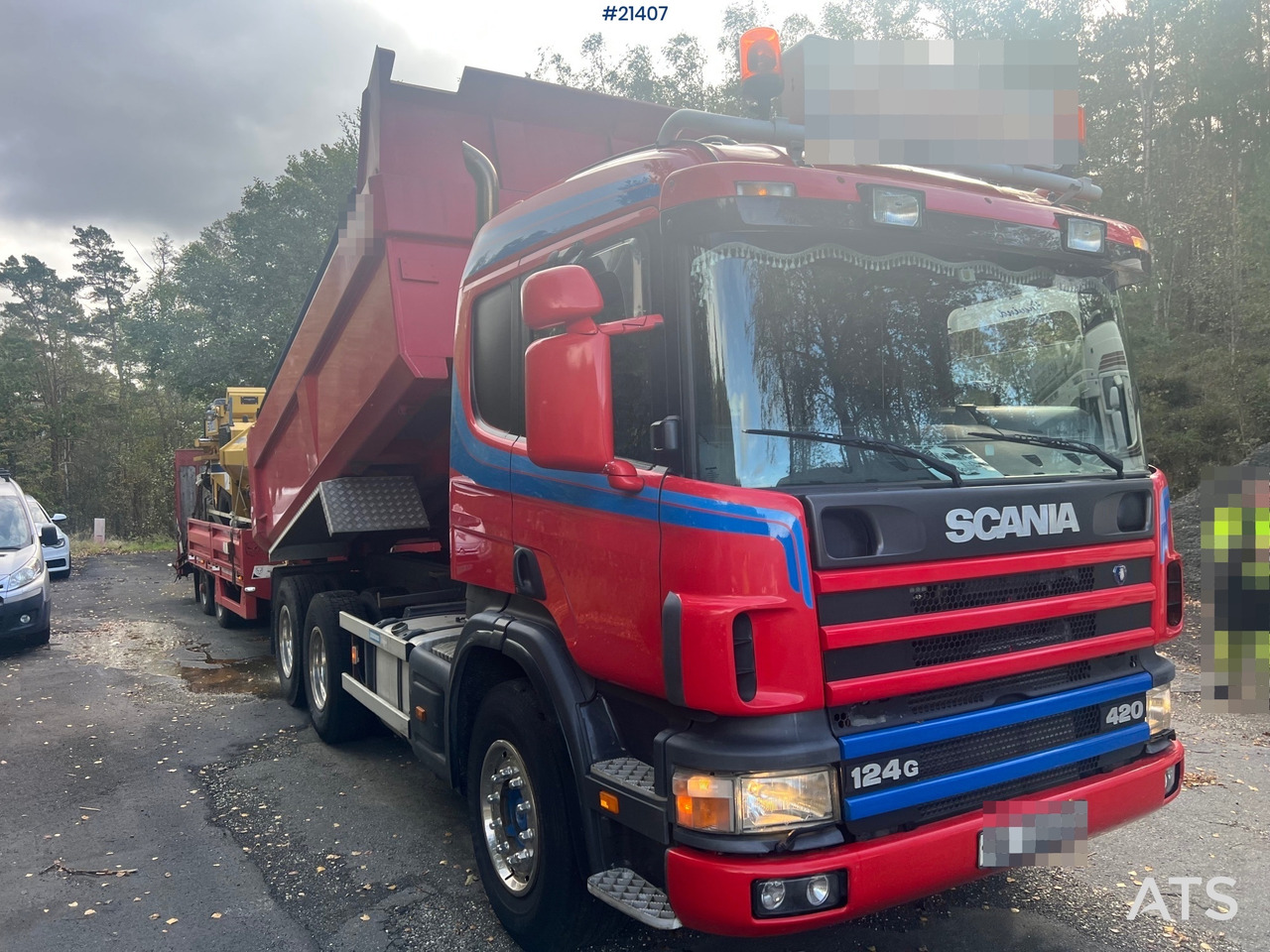 Самосвал Scania P124G: фото 7