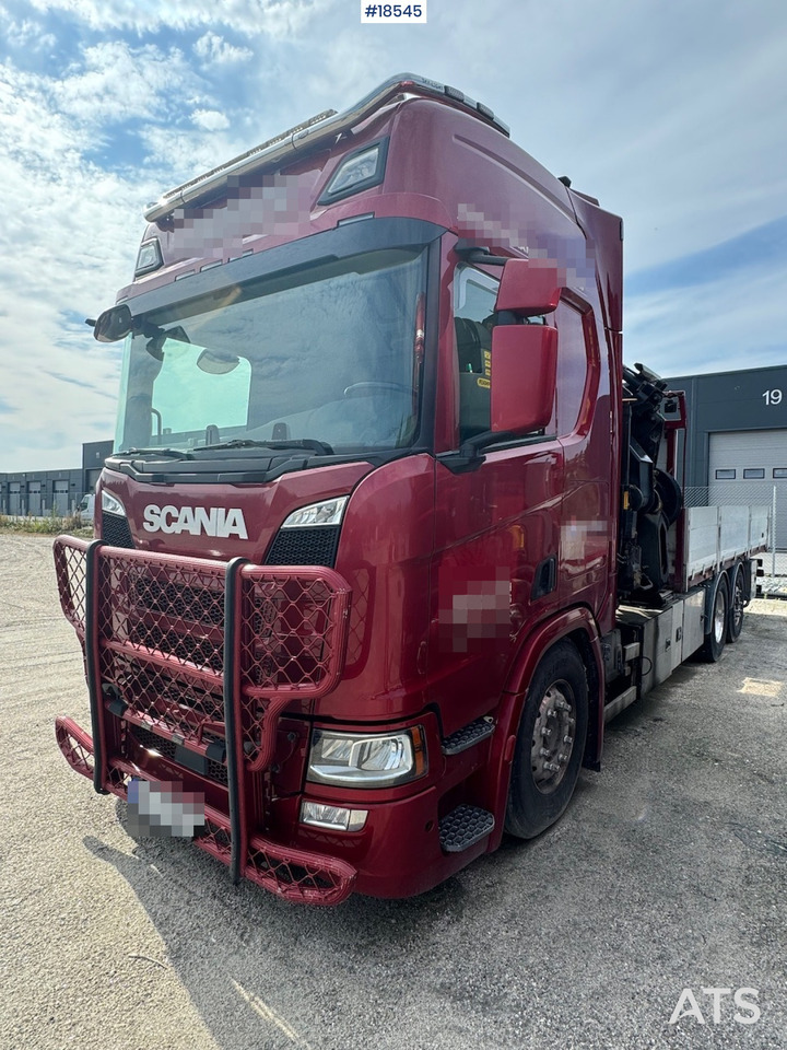 Грузовик бортовой/ Платформа, Автоманипулятор Scania R500: фото 8