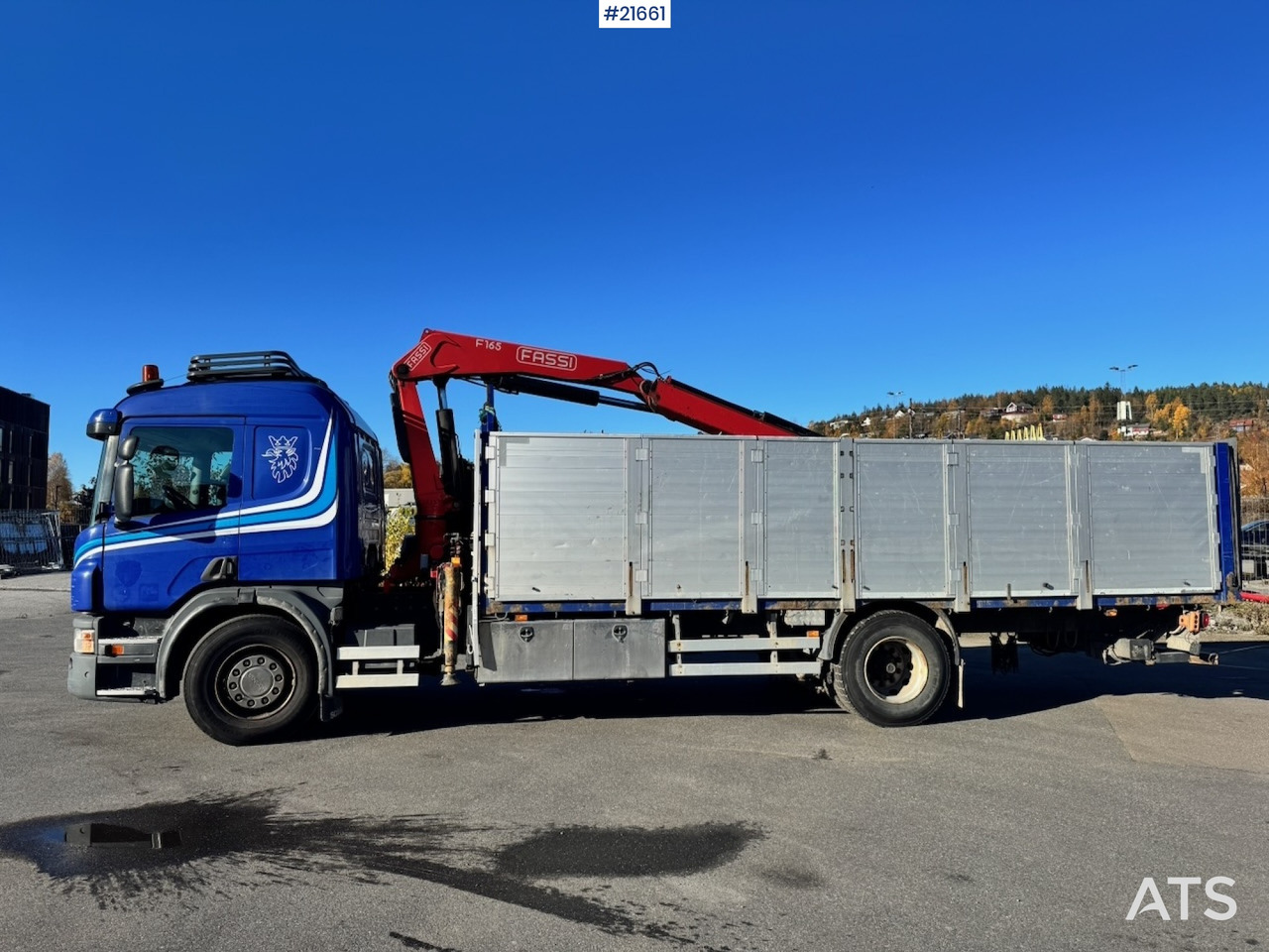 Scania Scania P320 4x2 Kranbil m/ 16,5 t/m Fassi kran og Løftelem. - Автоманипулятор: фото 4 Scania Scania P320 4x2 Kranbil m/ 16,5 t/m Fassi kran og Løftelem. - Автоманипулятор: фото 4