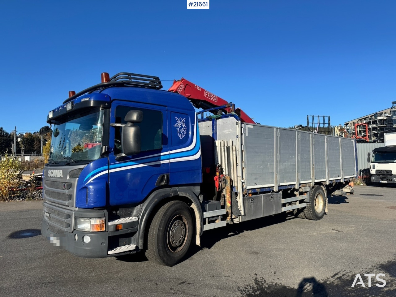 Scania Scania P320 4x2 Kranbil m/ 16,5 t/m Fassi kran og Løftelem. - Автоманипулятор: фото 3 Scania Scania P320 4x2 Kranbil m/ 16,5 t/m Fassi kran og Løftelem. - Автоманипулятор: фото 3