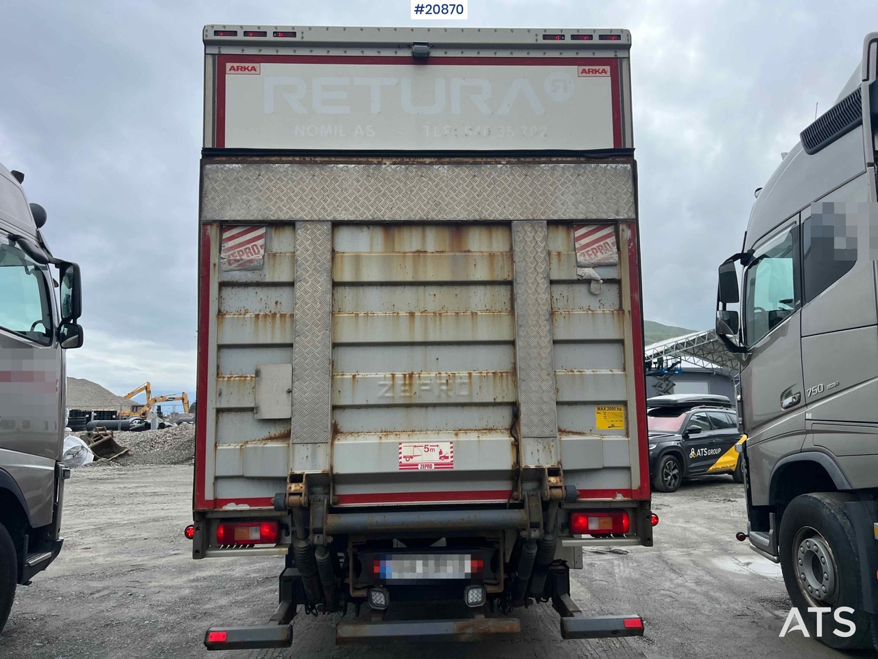 Грузовик с закрытым кузовом Volvo FM 330: фото 10