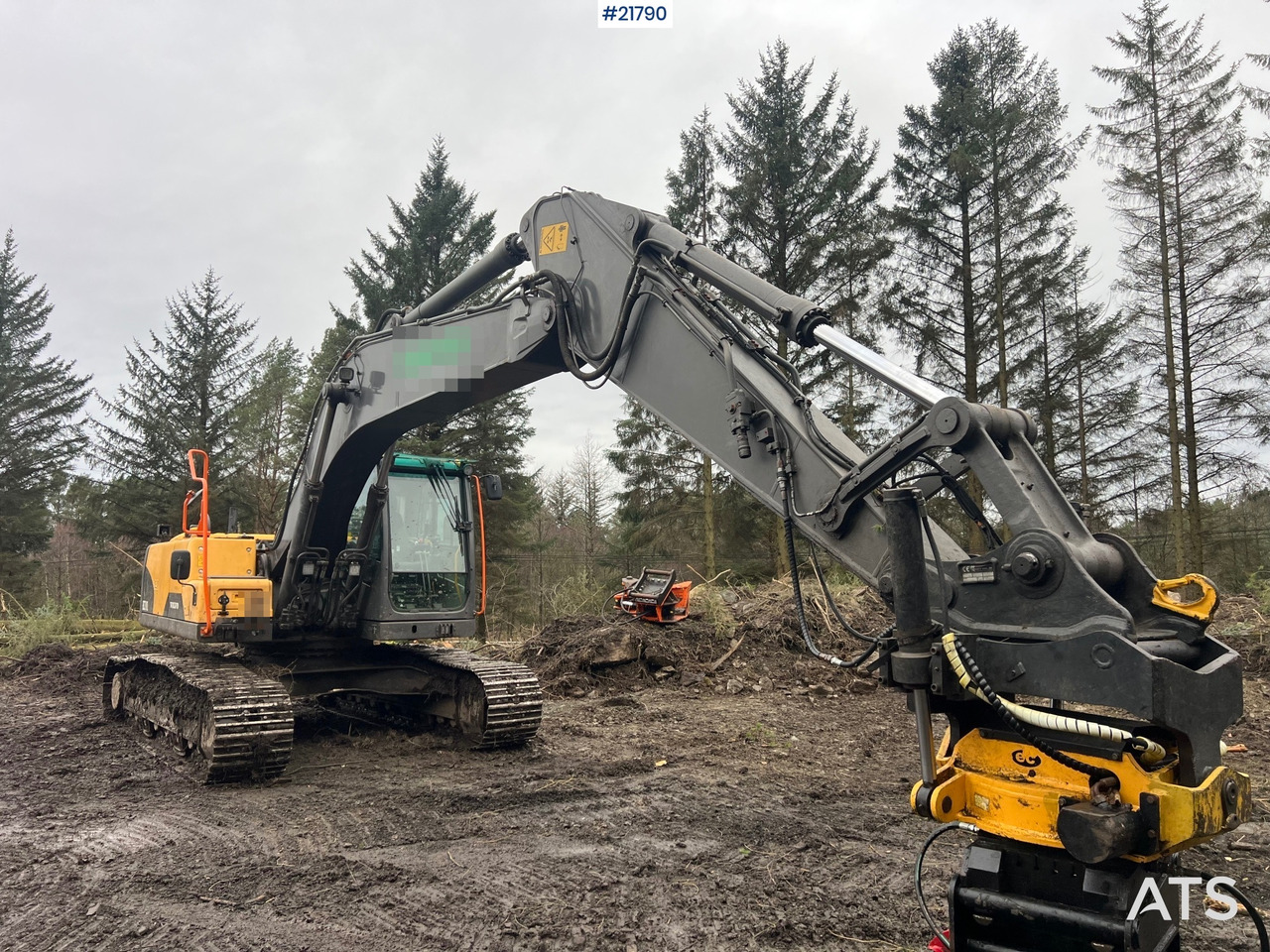 Volvo ec210cl gravemaskin m/ rototilt, pusseskuffe og tannskuffe - Экскаватор: фото 5 Volvo ec210cl gravemaskin m/ rototilt, pusseskuffe og tannskuffe - Экскаватор: фото 5
