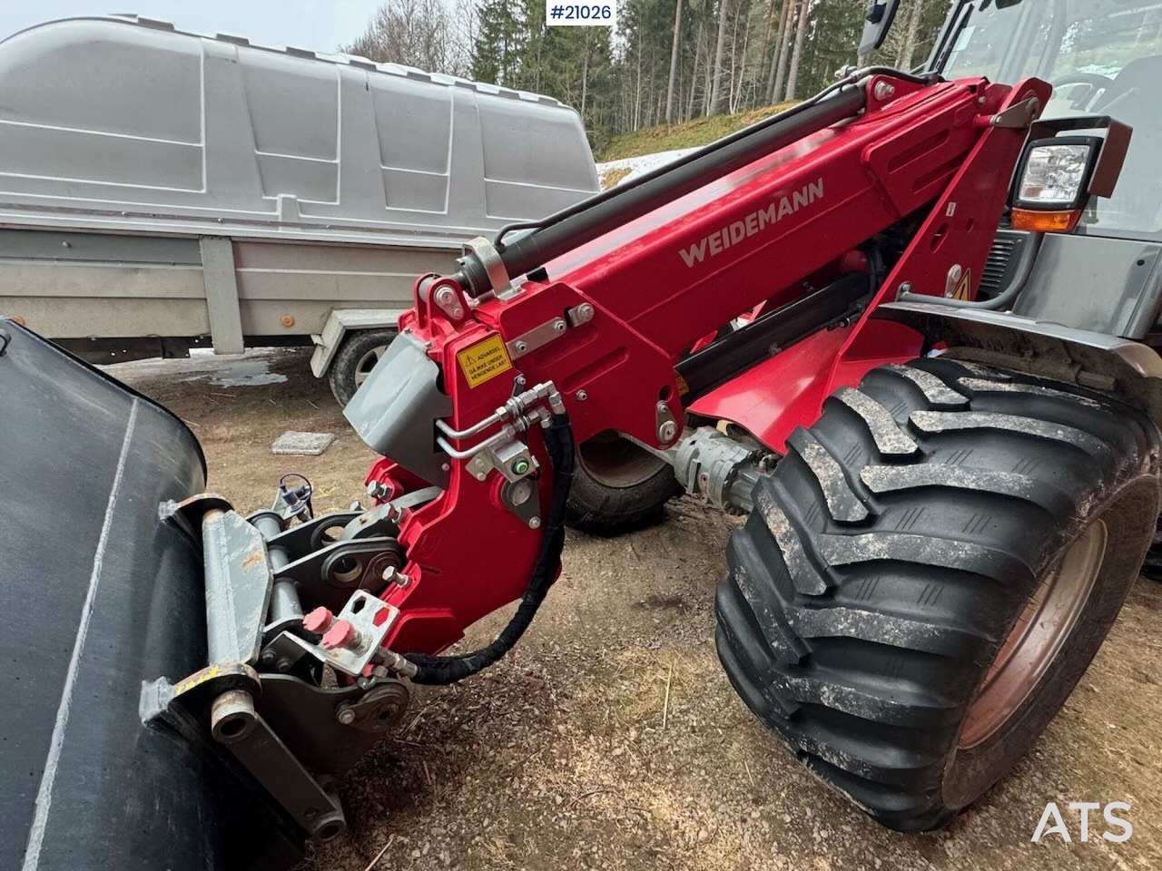 Телескопический фронтальный погрузчик Weidemann 5080T: фото 14