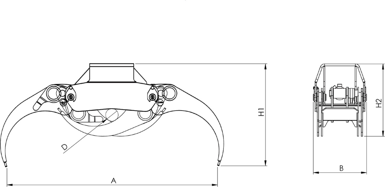 LOG GRAB PF-L .22 - Грейфер для Кранов-манипуляторов: фото 5 LOG GRAB PF-L .22 - Грейфер для Кранов-манипуляторов: фото 5