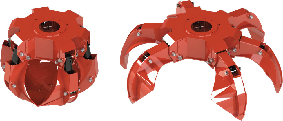 Polyp grab PLP 180/4 - Грейфер для Кранов-манипуляторов: фото 1 Polyp grab PLP 180/4 - Грейфер для Кранов-манипуляторов: фото 1