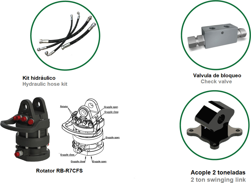 Polyp grab PLP 270/5 - Грейфер для Кранов-манипуляторов: фото 3 Polyp grab PLP 270/5 - Грейфер для Кранов-манипуляторов: фото 3