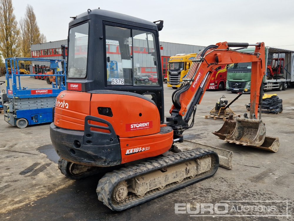 2014 Kubota KX101-3 A3 - Мини-экскаватор: фото 4 2014 Kubota KX101-3 A3 - Мини-экскаватор: фото 4