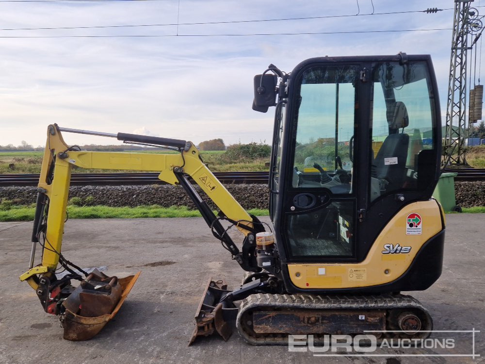 2016 Yanmar SV18 - Мини-экскаватор: фото 2 2016 Yanmar SV18 - Мини-экскаватор: фото 2