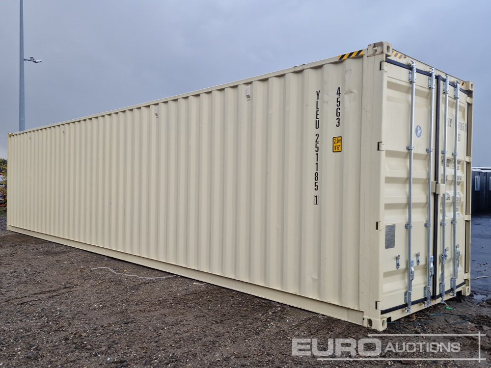 2025 40' HQ Container, One Side 4 Doors, One End Door, Lock Box - Морской контейнер: фото 4 2025 40' HQ Container, One Side 4 Doors, One End Door, Lock Box - Морской контейнер: фото 4