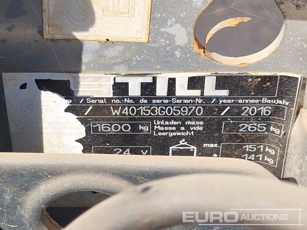 Погрузочно-разгрузочная техника Still EXU 16: фото 8