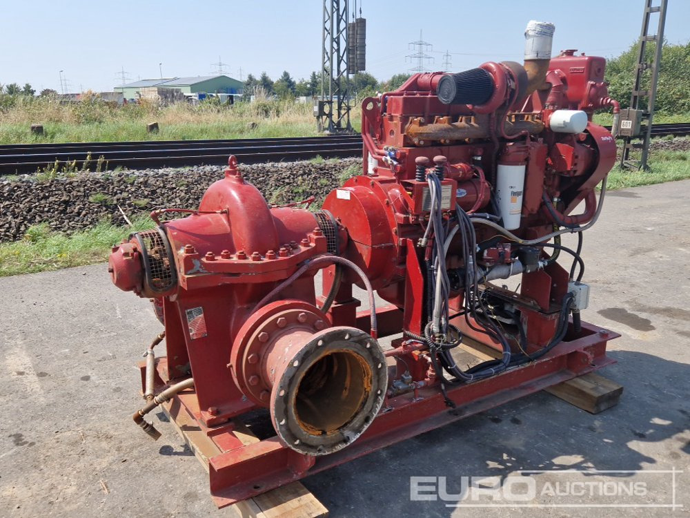 Sterling TD20D 10" Water Pump, 8500L/Min, Cummins 6 Cylinder Turbo Diesel Enginr - Насос для воды: фото 1 Sterling TD20D 10" Water Pump, 8500L/Min, Cummins 6 Cylinder Turbo Diesel Enginr - Насос для воды: фото 1