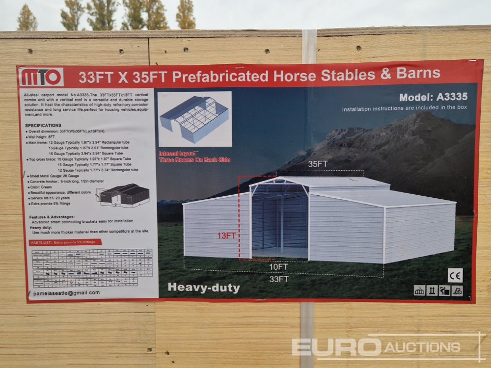 Unused 2025 MTO A3335 - Жилой контейнер: фото 3 Unused 2025 MTO A3335 - Жилой контейнер: фото 3