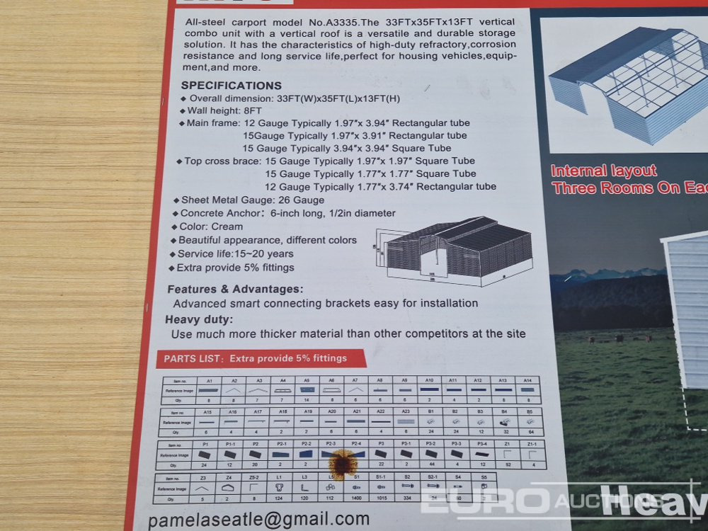 Unused 2025 MTO A3335 - Жилой контейнер: фото 4 Unused 2025 MTO A3335 - Жилой контейнер: фото 4