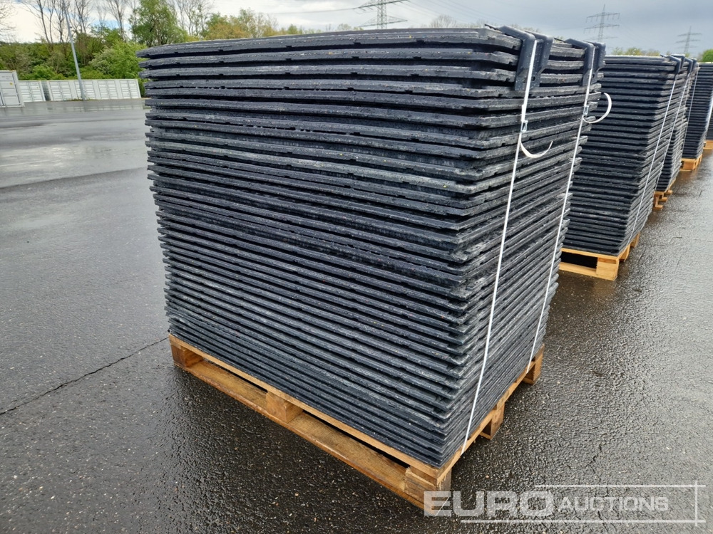 Unused Pallet of Plastic Connectable Road Plates, 1200x800x28mm, 22kg per Plate (35 of) - Строительное оборудование: фото 2 Unused Pallet of Plastic Connectable Road Plates, 1200x800x28mm, 22kg per Plate (35 of) - Строительное оборудование: фото 2