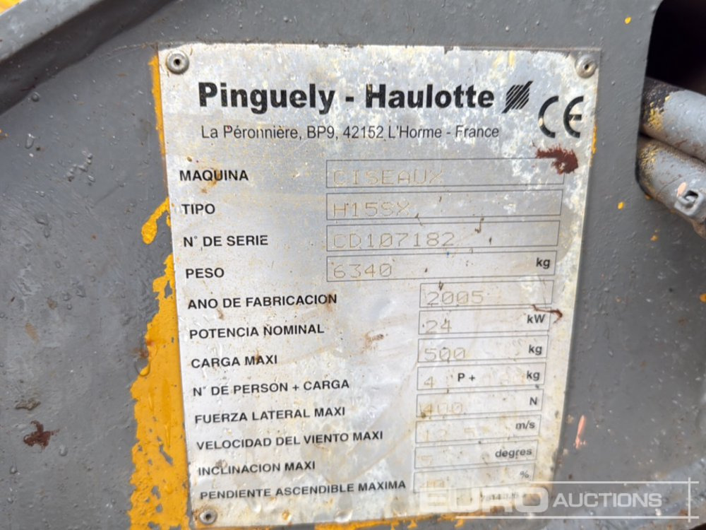Подъёмник 2005 Haulotte H15SX: фото 25