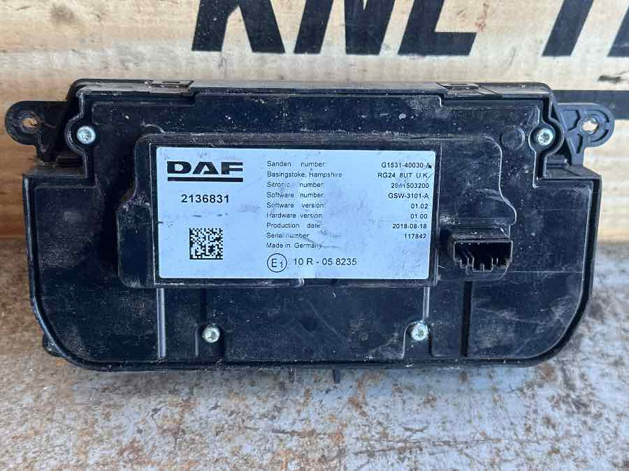 DAF CLIMA CONTROL 2136831 - Электрическая система для Грузовиков: фото 2 DAF CLIMA CONTROL 2136831 - Электрическая система для Грузовиков: фото 2