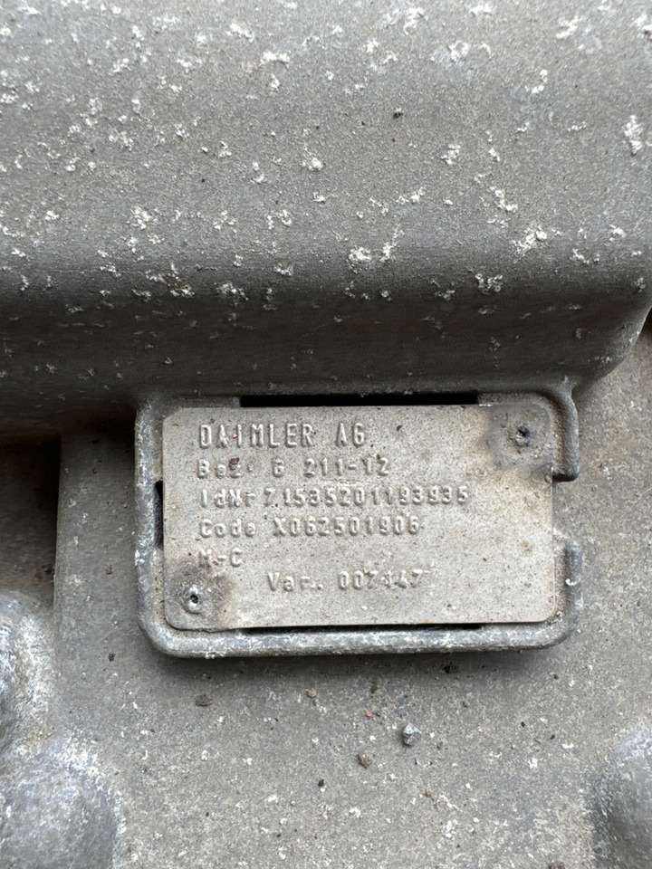 MERCEDES GEARBOX G211-12 *BROKE* - Коробка передач для Грузовиков: фото 1 MERCEDES GEARBOX G211-12 *BROKE* - Коробка передач для Грузовиков: фото 1