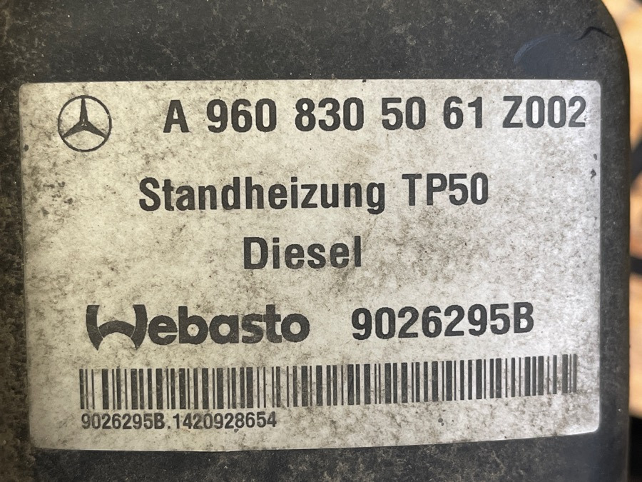 MERCEDES WATER HEATER A9608305061 - Кабина и интерьер для Грузовиков: фото 3 MERCEDES WATER HEATER A9608305061 - Кабина и интерьер для Грузовиков: фото 3