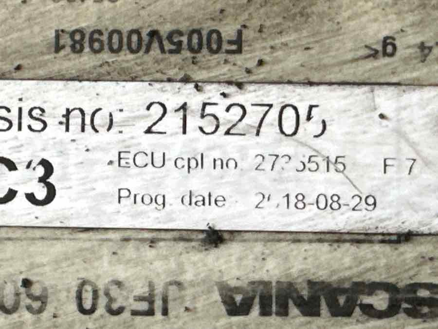 SCANIA ECU EEC  2735515 - Электрическая система для Грузовиков: фото 3 SCANIA ECU EEC  2735515 - Электрическая система для Грузовиков: фото 3