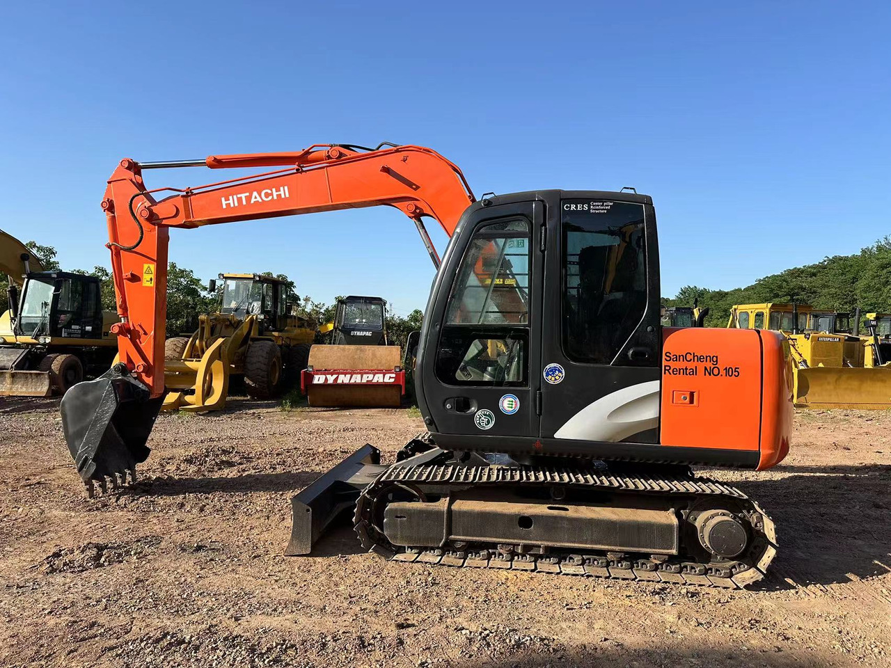 Hitachi ZX70 mini excavator - Мини-экскаватор: фото 1 Hitachi ZX70 mini excavator - Мини-экскаватор: фото 1