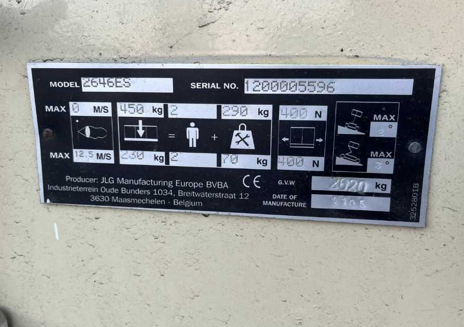 JLG 2646ES - Ножничный подъемник: фото 4 JLG 2646ES - Ножничный подъемник: фото 4