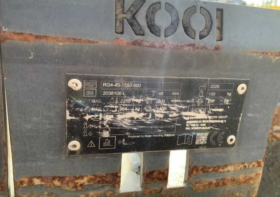 Kooi RG4-45-1550 - Стрела для Погрузочно-разгрузочной техники: фото 4 Kooi RG4-45-1550 - Стрела для Погрузочно-разгрузочной техники: фото 4