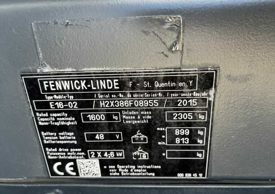 Linde E16-02 - Электропогрузчик: фото 4 Linde E16-02 - Электропогрузчик: фото 4