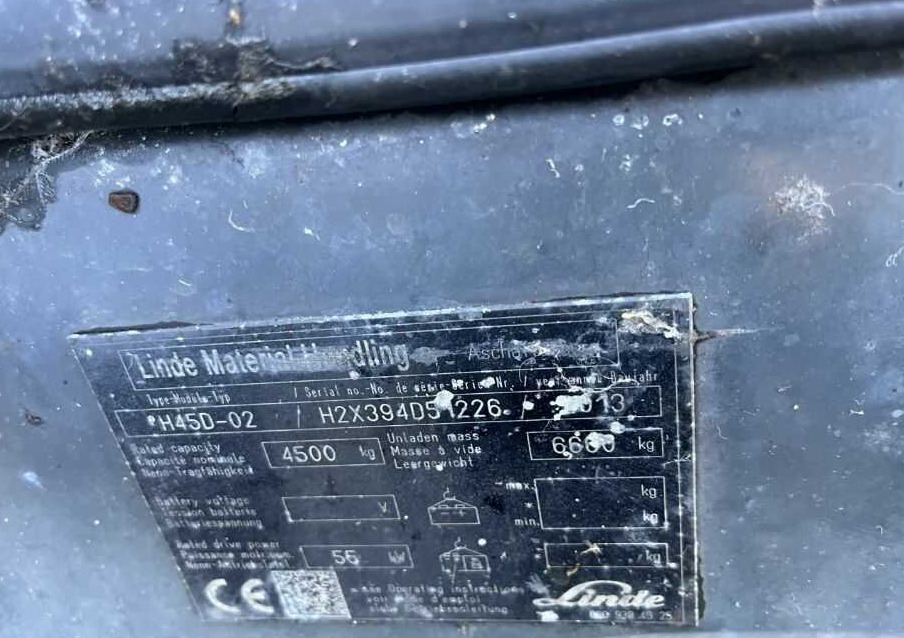 Linde H45D-02 - Дизельный погрузчик: фото 4 Linde H45D-02 - Дизельный погрузчик: фото 4