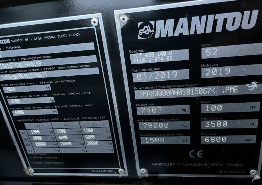 Manitou MLT635 140V - Телескопический погрузчик: фото 4 Manitou MLT635 140V - Телескопический погрузчик: фото 4
