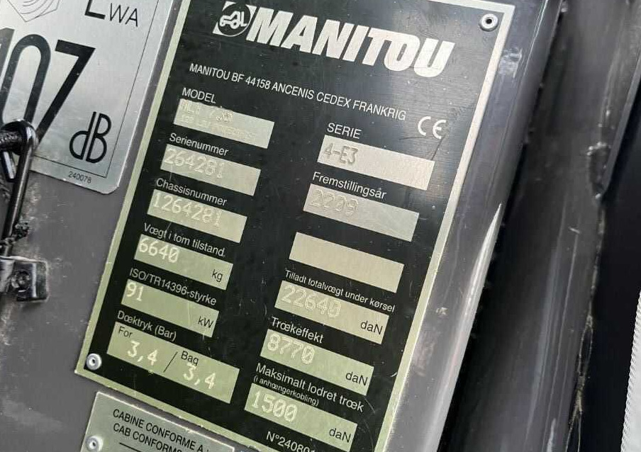 Manitou MLT735-120 LSU - Телескопический погрузчик: фото 4 Manitou MLT735-120 LSU - Телескопический погрузчик: фото 4