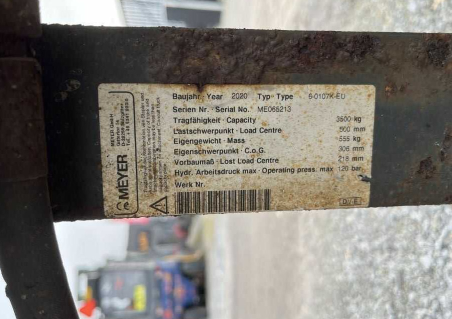 Meyer 6-107K-EU - Навесное оборудование: фото 5 Meyer 6-107K-EU - Навесное оборудование: фото 5