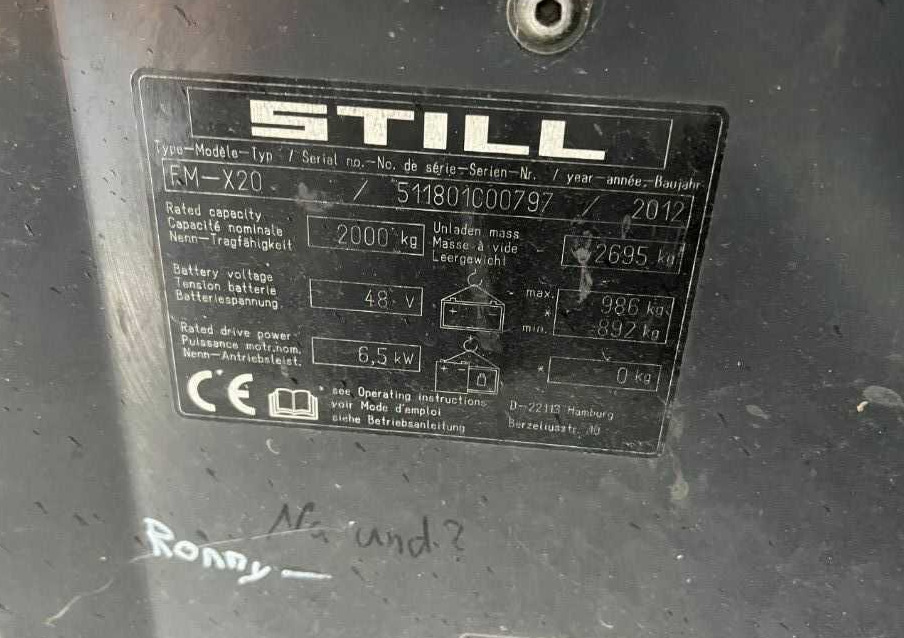 Still FM-X20 - Ричтрак: фото 4 Still FM-X20 - Ричтрак: фото 4