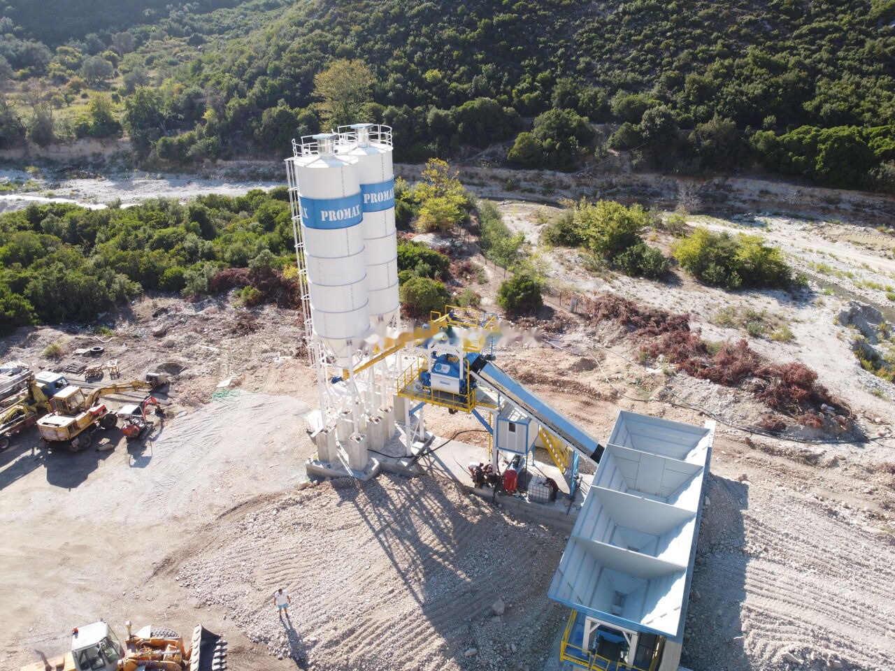 Promax Compact Concrete Batching Plant C100-TWN-LINE (100m3/h) - Бетонный завод: фото 3 Promax Compact Concrete Batching Plant C100-TWN-LINE (100m3/h) - Бетонный завод: фото 3