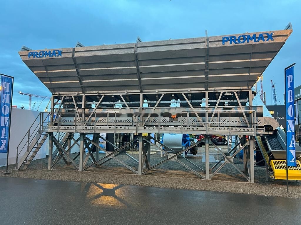 Promax GALVANIZED Compact Concrete Batching Plant C120-TWN-LINE (120m3/ - Силос для цемента: фото 3 Promax GALVANIZED Compact Concrete Batching Plant C120-TWN-LINE (120m3/ - Силос для цемента: фото 3