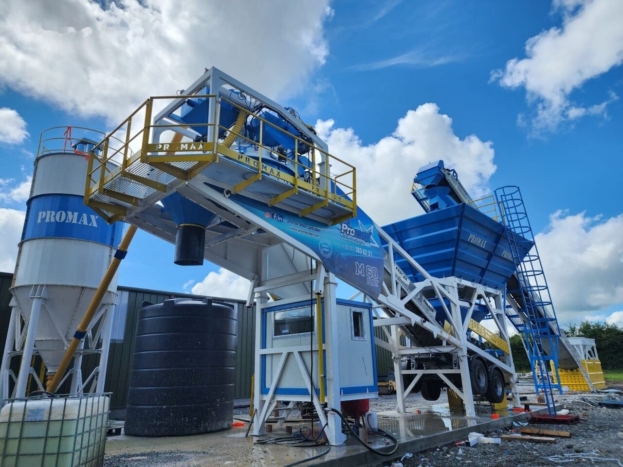Promax Mobile Concrete Batching Plant PROMAX M60-PLNT (60m³/h) - Силос для цемента: фото 4 Promax Mobile Concrete Batching Plant PROMAX M60-PLNT (60m³/h) - Силос для цемента: фото 4