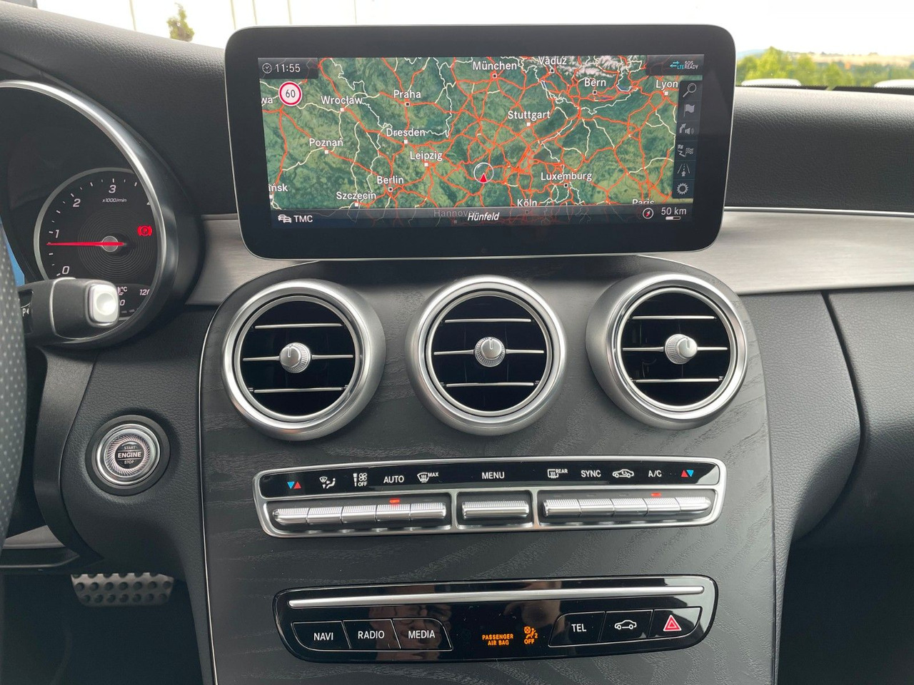 Купе Mercedes-Benz C 220 d Coupe AMG+Pano+R-Kamera+Night+Carplay: фото 17