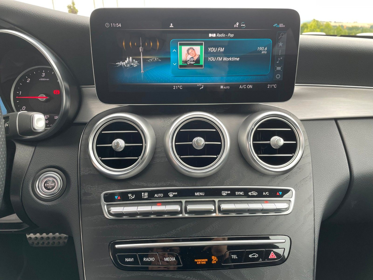 Купе Mercedes-Benz C 220 d Coupe AMG+Pano+R-Kamera+Night+Carplay: фото 16